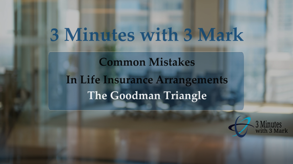 3 Minutes with 3 Mark 'The Goodman Triangle' by Bruce Alfredson